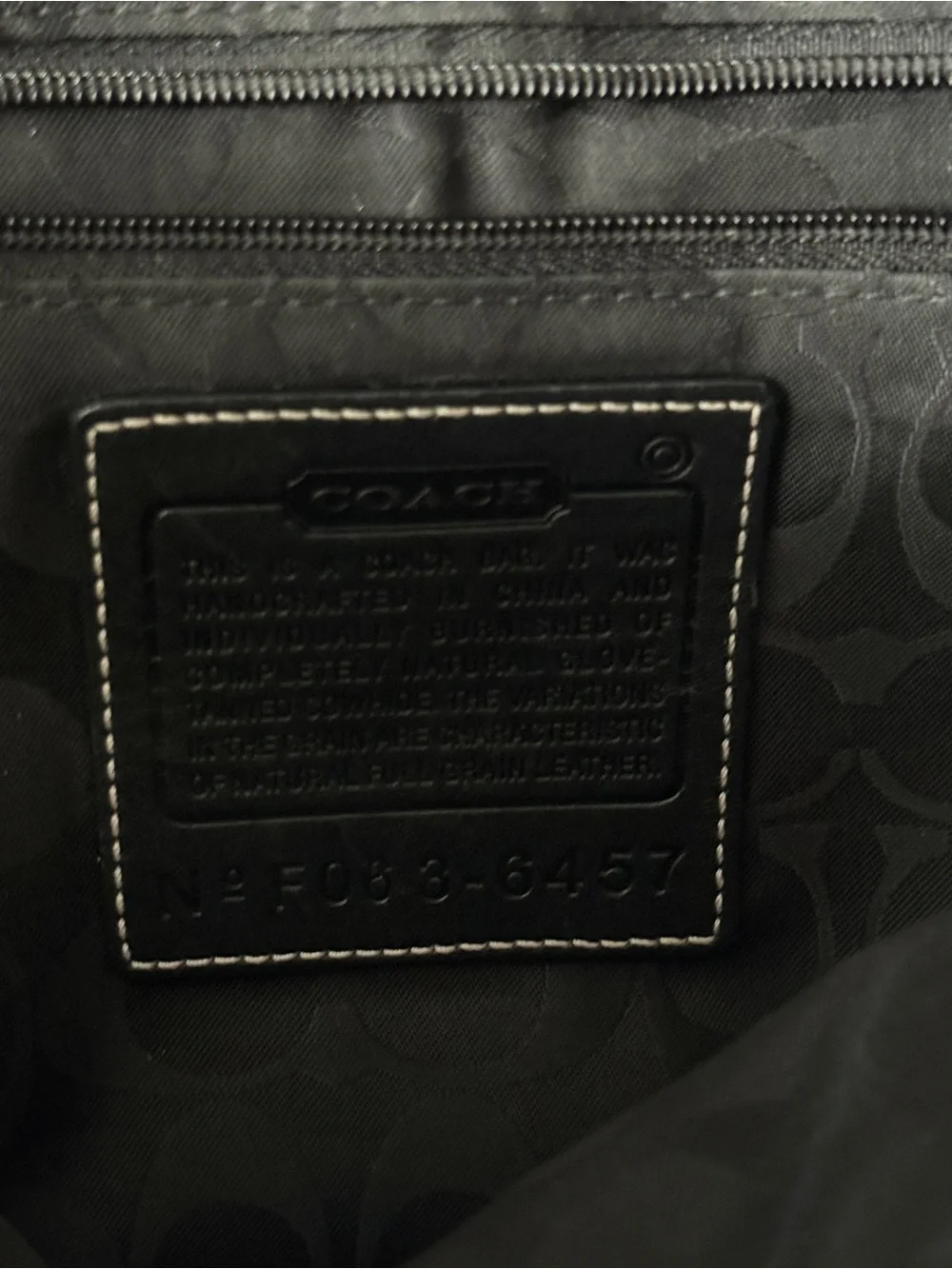 Vtg Coach Black Leather Turn-lock Laptop Bag Briefcase or Messenger Bag #6457